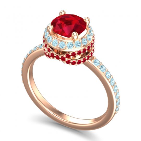 Halo Pave Pave Vasanta Ring