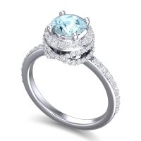 Halo Pave Pave Vasanta Ring
