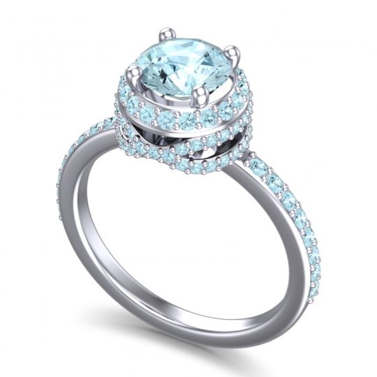 Halo Pave Pave Vasanta Ring