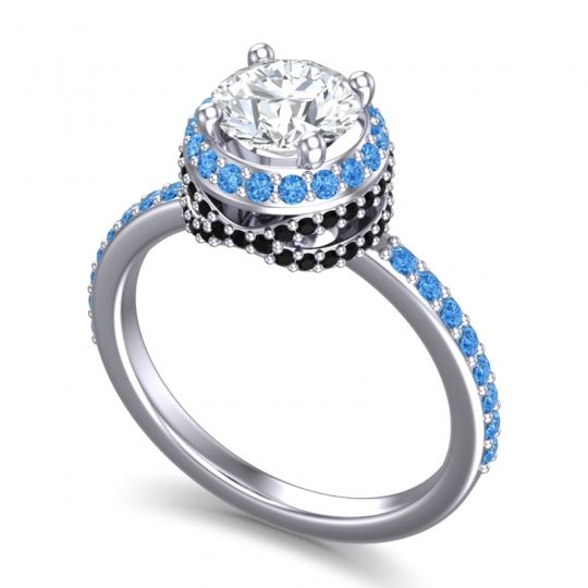 Halo Pave Pave Vasanta Ring