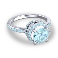 Halo Pave Pave Vasanta Ring