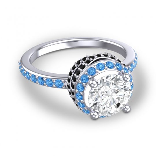 Halo Pave Pave Vasanta Ring