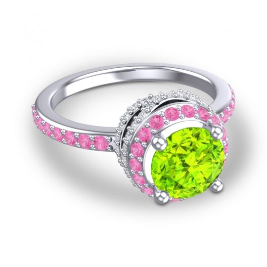Halo Pave Pave Vasanta Ring