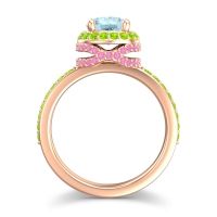 Halo Pave Pave Vasanta Ring
