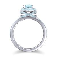 Halo Pave Pave Vasanta Ring