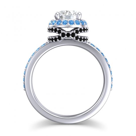 Halo Pave Pave Vasanta Ring