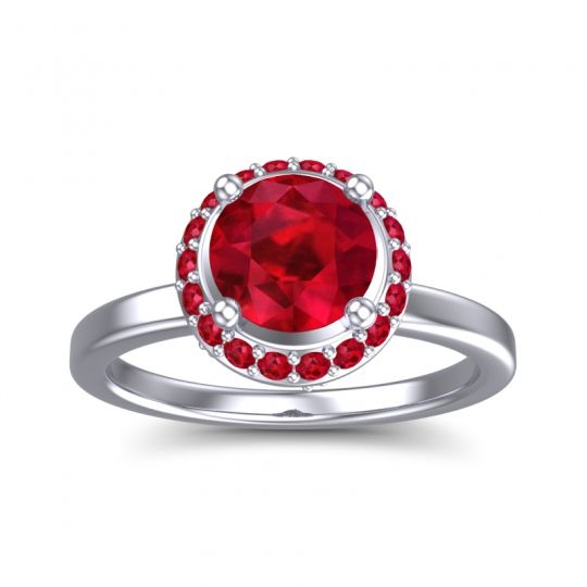 Ornate Halo Kavita Ring