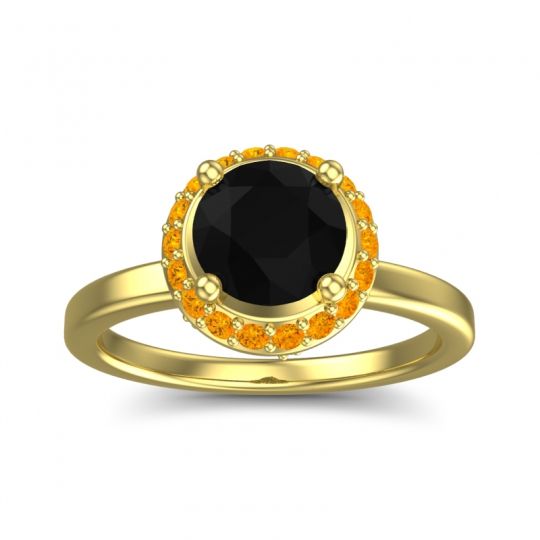 Ornate Halo Kavita Ring