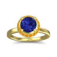 Ornate Halo Kavita Ring