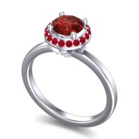 Ornate Halo Kavita Ring