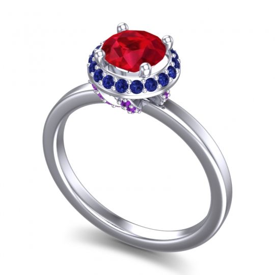 Ornate Halo Kavita Ring