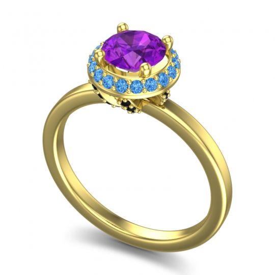Ornate Halo Kavita Ring