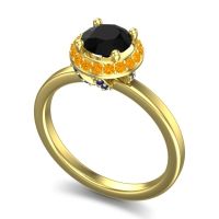 Ornate Halo Kavita Ring