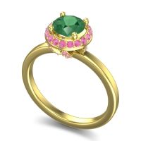 Ornate Halo Kavita Ring