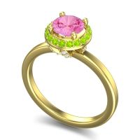 Ornate Halo Kavita Ring