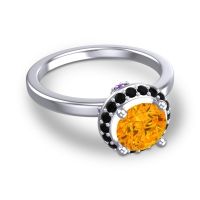 Ornate Halo Kavita Ring