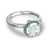 Ornate Halo Kavita Ring