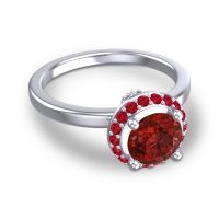 Ornate Halo Kavita Ring