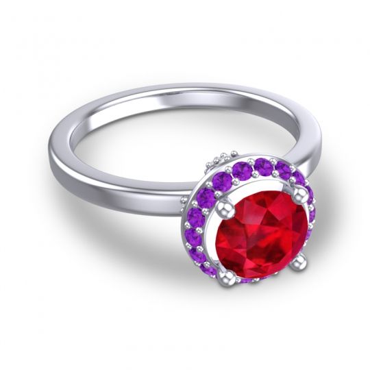 Ornate Halo Kavita Ring