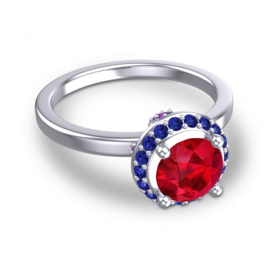 Ornate Halo Kavita Ring
