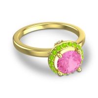 Ornate Halo Kavita Ring