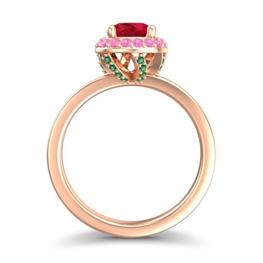 Ornate Halo Kavita Ring