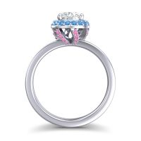 Ornate Halo Kavita Ring