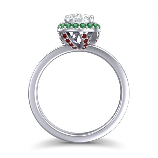 Ornate Halo Kavita Ring