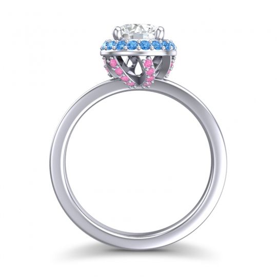 Ornate Halo Kavita Ring
