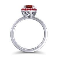 Ornate Halo Kavita Ring