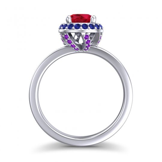 Ornate Halo Kavita Ring