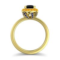 Ornate Halo Kavita Ring