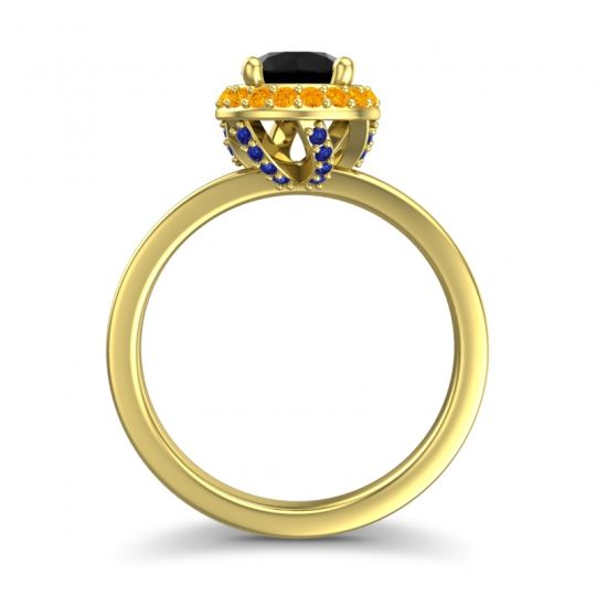 Ornate Halo Kavita Ring