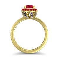 Ornate Halo Kavita Ring