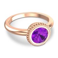 Bezel Solitaire Kavaca Ring