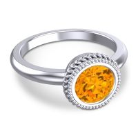 Bezel Solitaire Kavaca Ring