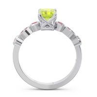 Art Deco Milgrain Emerald Cut Sarva Ring