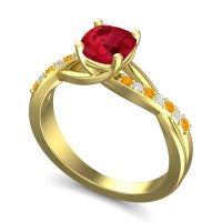 Modern Pave Rasala Ring