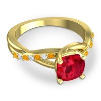 Modern Pave Rasala Ring