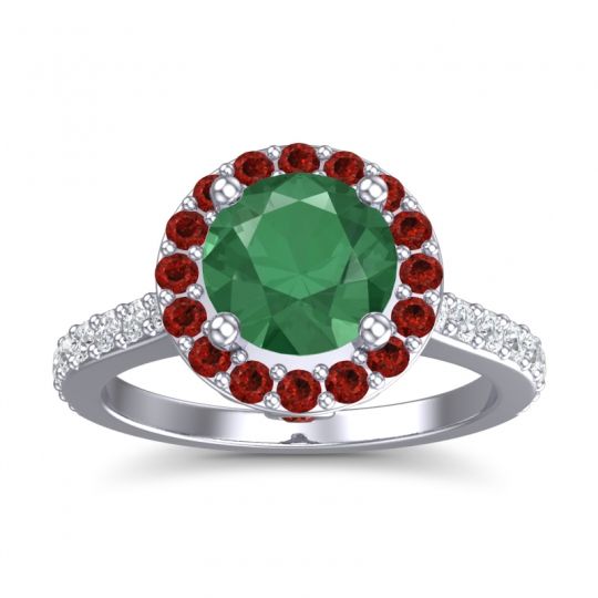 Halo Pave Ratha Ring