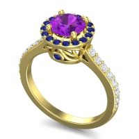 Halo Pave Ratha Ring