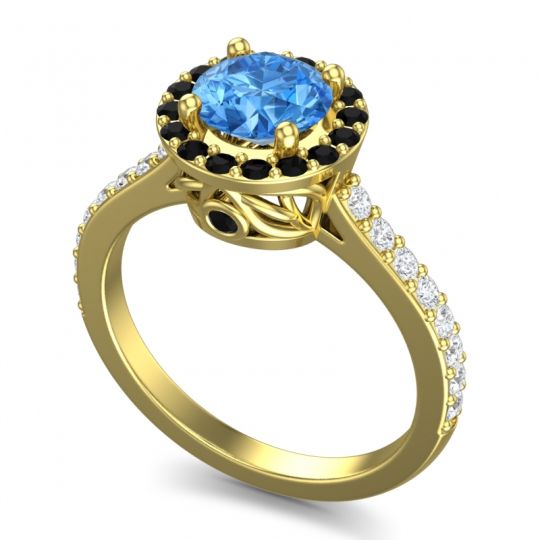 Halo Pave Ratha Ring