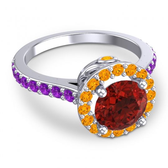 Halo Pave Ratha Ring