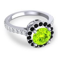 Halo Pave Ratha Ring