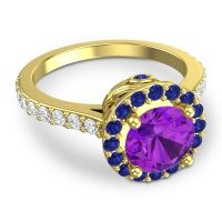 Halo Pave Ratha Ring