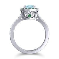 Halo Pave Ratha Ring