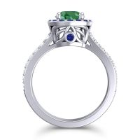 Halo Pave Ratha Ring
