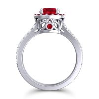 Halo Pave Ratha Ring