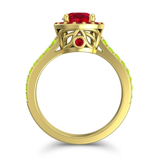 Halo Pave Ratha Ring
