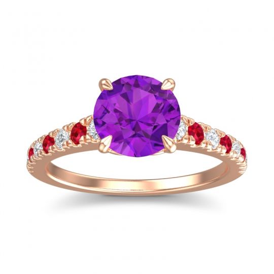 Cathedral Pave Java Ring